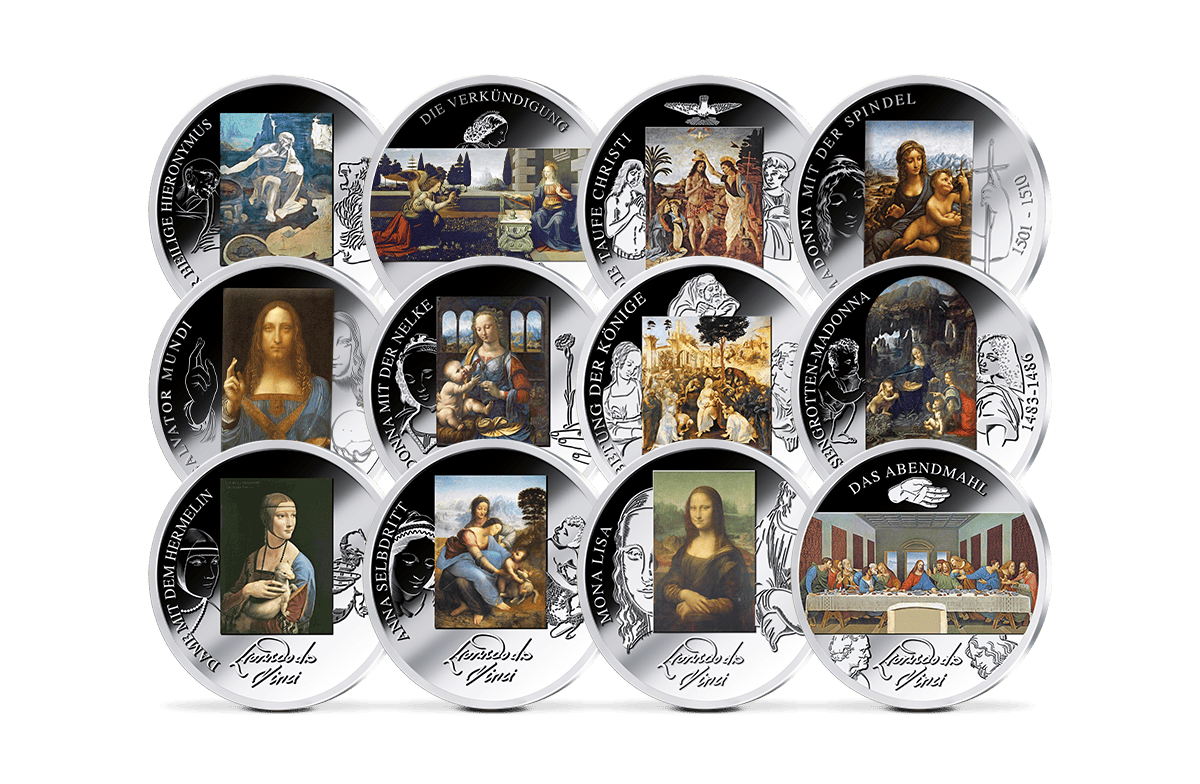 Premium-Set Die bekanntesten Werke Leonardo da Vincis