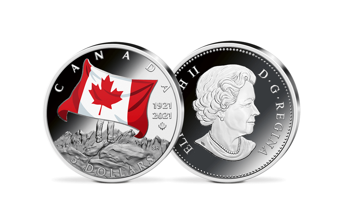 Silber-Dollar Kanada Canada’s National Colour