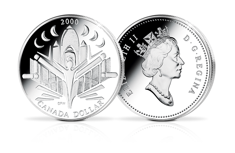 Silber-Dollar Kanada Welt der Entdeckungen 