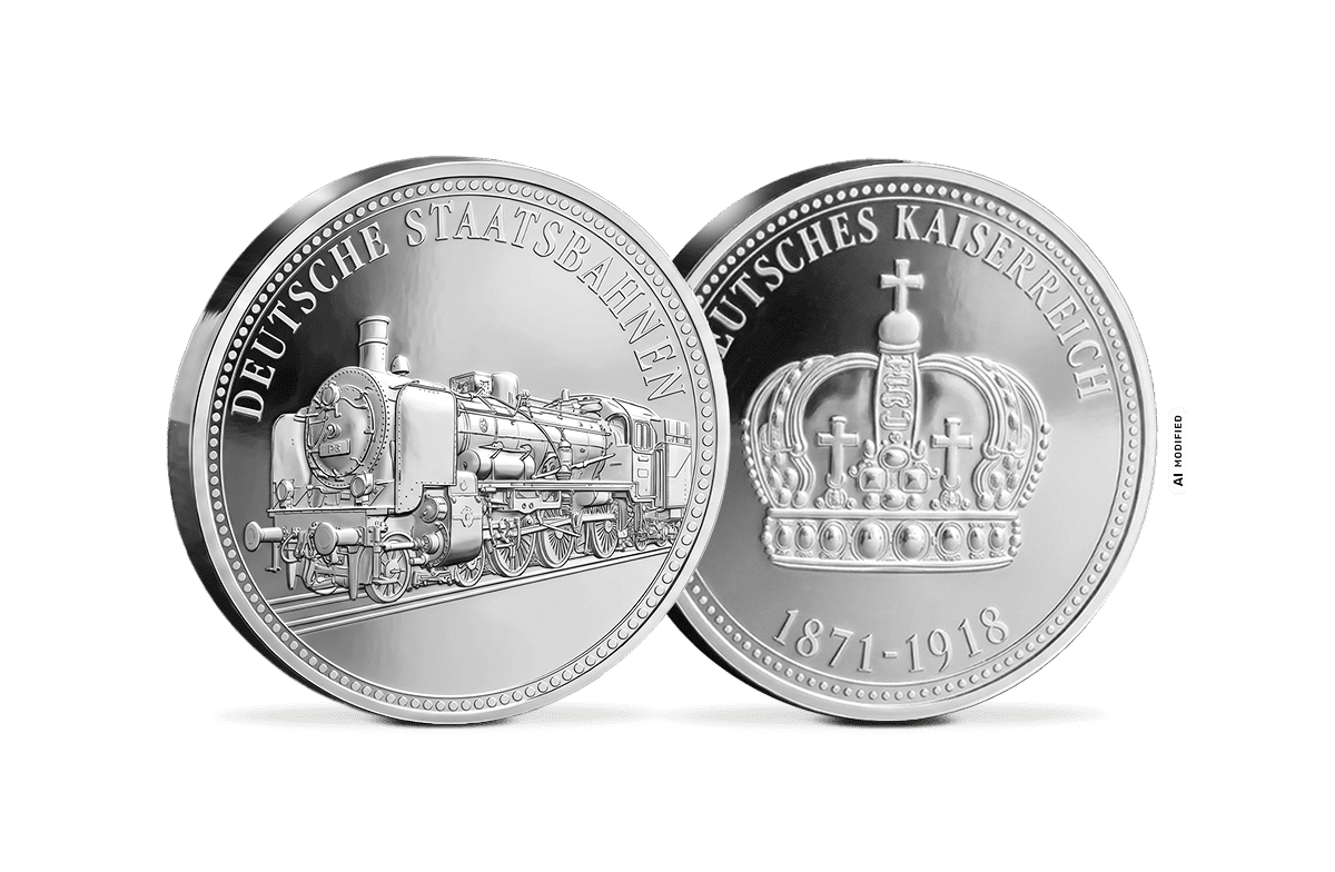 Silber-Gedenkprägung Deutsche Staatsbahnen