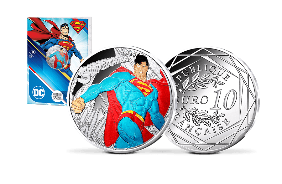 10-Euro-Silbermünze Frankreich DC - Superman™
