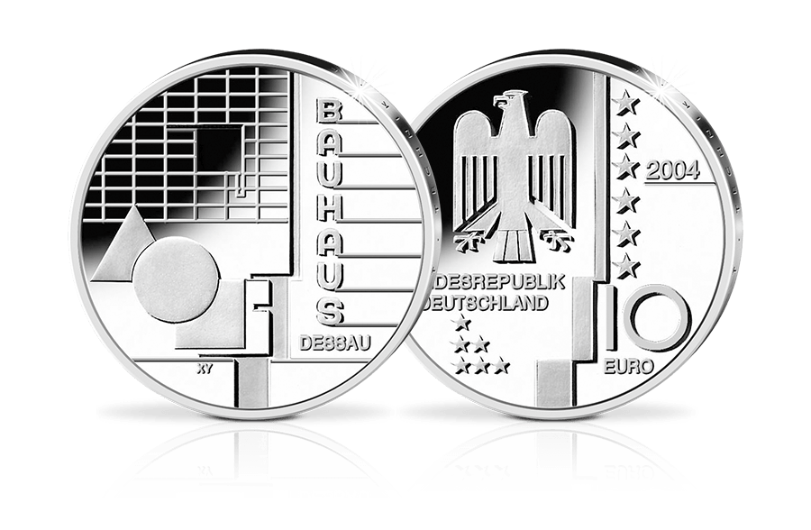 10-Euro-Münze Deutschland - Bauhaus Dessau