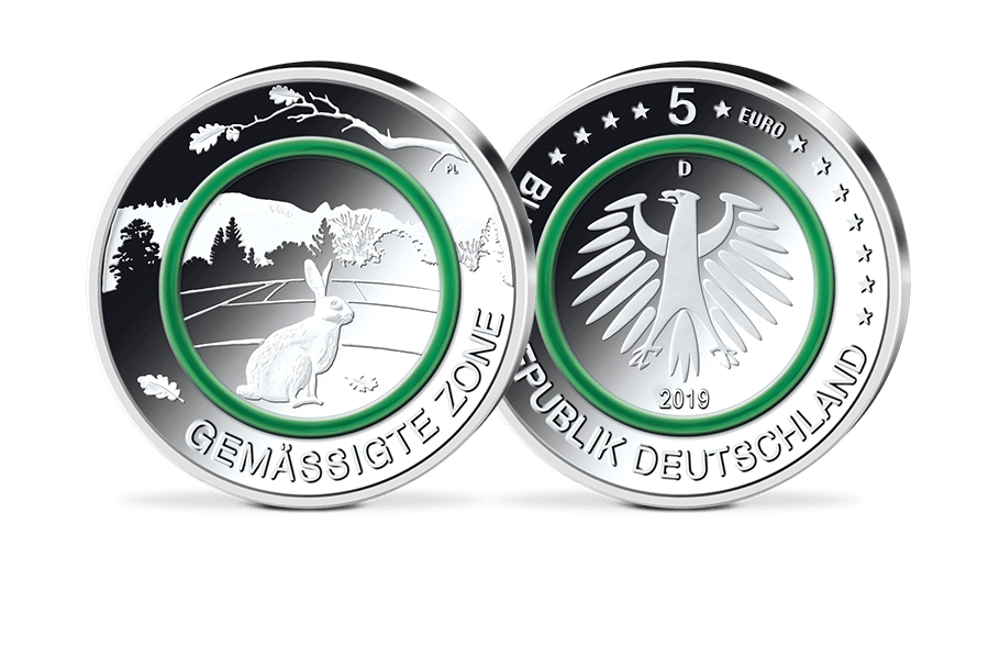 5-Euro-Münze Gemäßigte Zone 