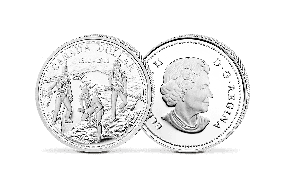 Silber-Dollar Kanada 200 Jahre Zweiter Unabhängigkeitskrieg