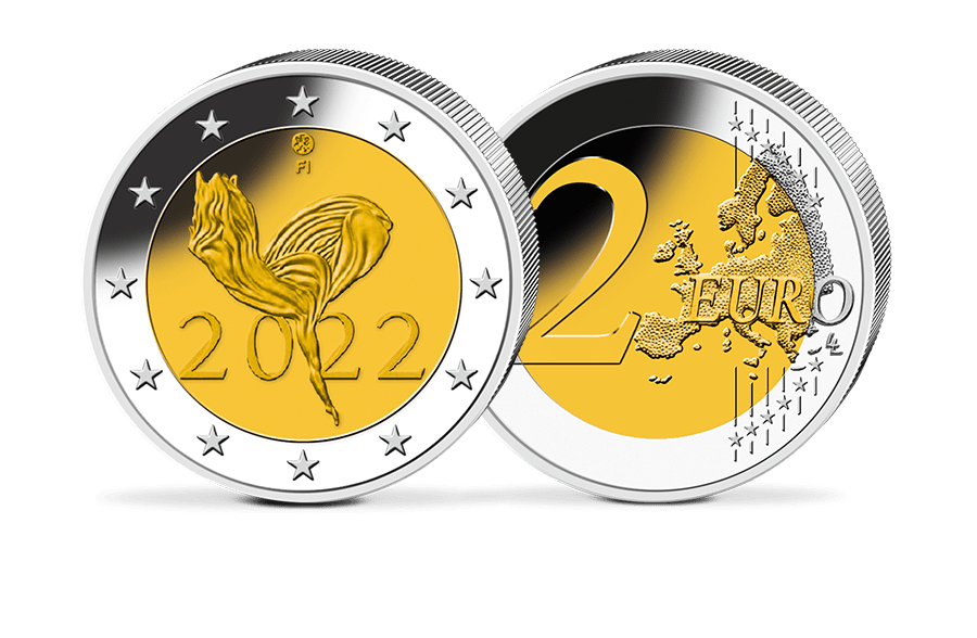 2-Euro-Münze Finnland – 100 Jahre Nationalballett 2-Euro-Münze Finnland – 100 Jahre Nationalballett