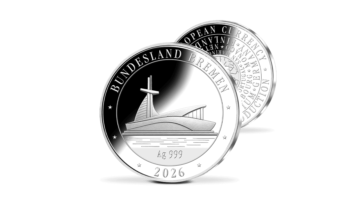Silber-Gedenkprägung Bundesland Bremen