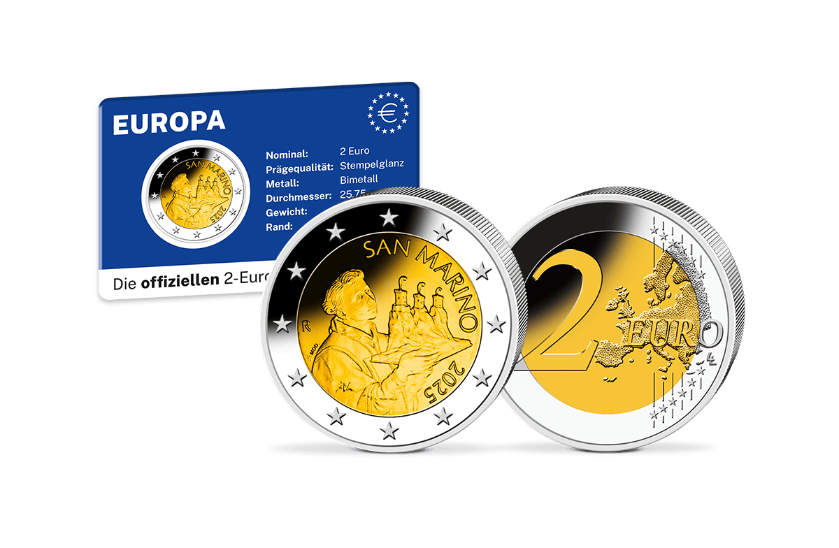2-Euro-Kursmünze San Marino 2025