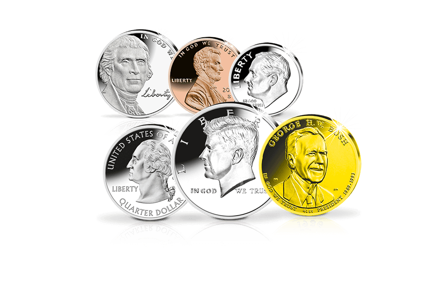Kursmünzensatz der USA George H. W. Bush Kursmünzensatz der USA George H. W. Bush