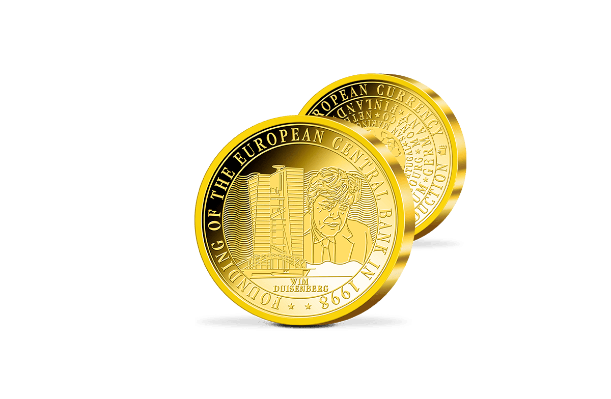 Piedfort-Gedenkprägung Gründung der EZB