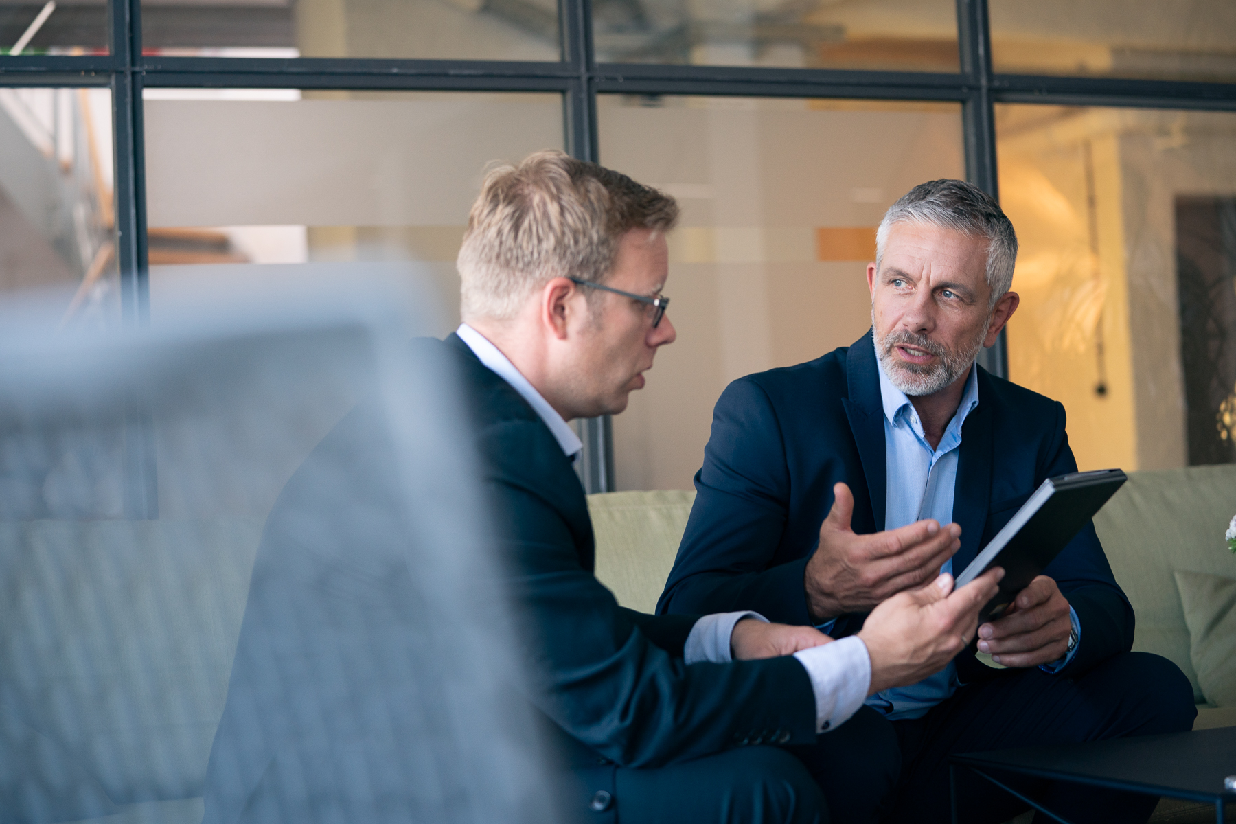 Frank Wieneke und Dr. Florian Wetjen im Gespräch