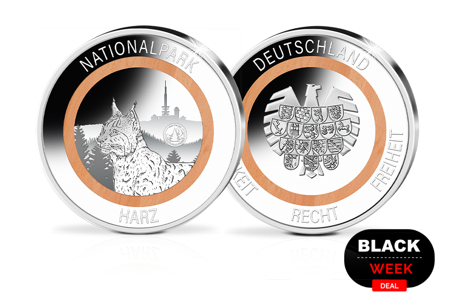 Gedenkprägung Nationalpark Harz