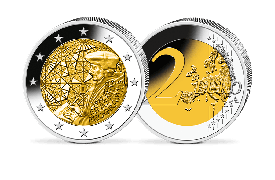 2-Euro-Gedenkmünze Deutschland 2022 - 35 Jahre Erasmus-Programm
