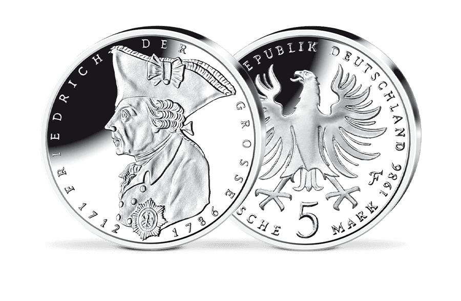 5-DM Münze Friedrich der Große