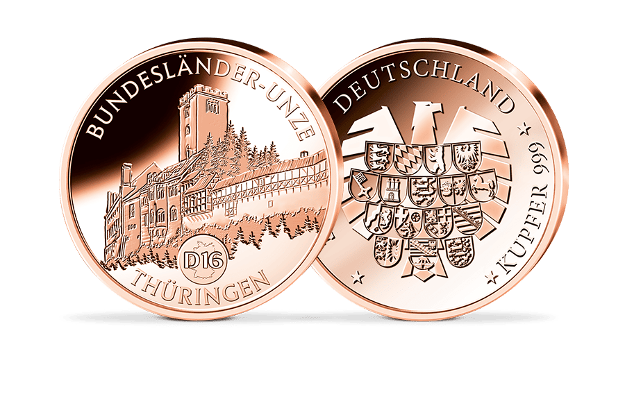 Bundesländer-Unze Thürngen - Wartburg