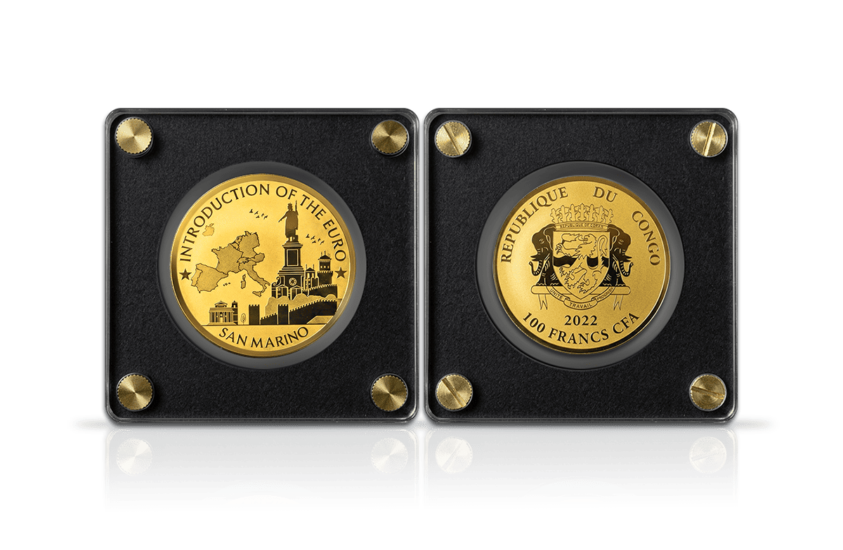 Goldmünze San Marino