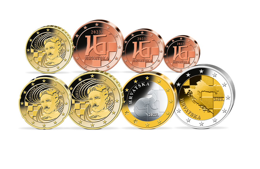 Euro-Kursmünzensatz Kroatien Euro-Kursmünzensatz Kroatien