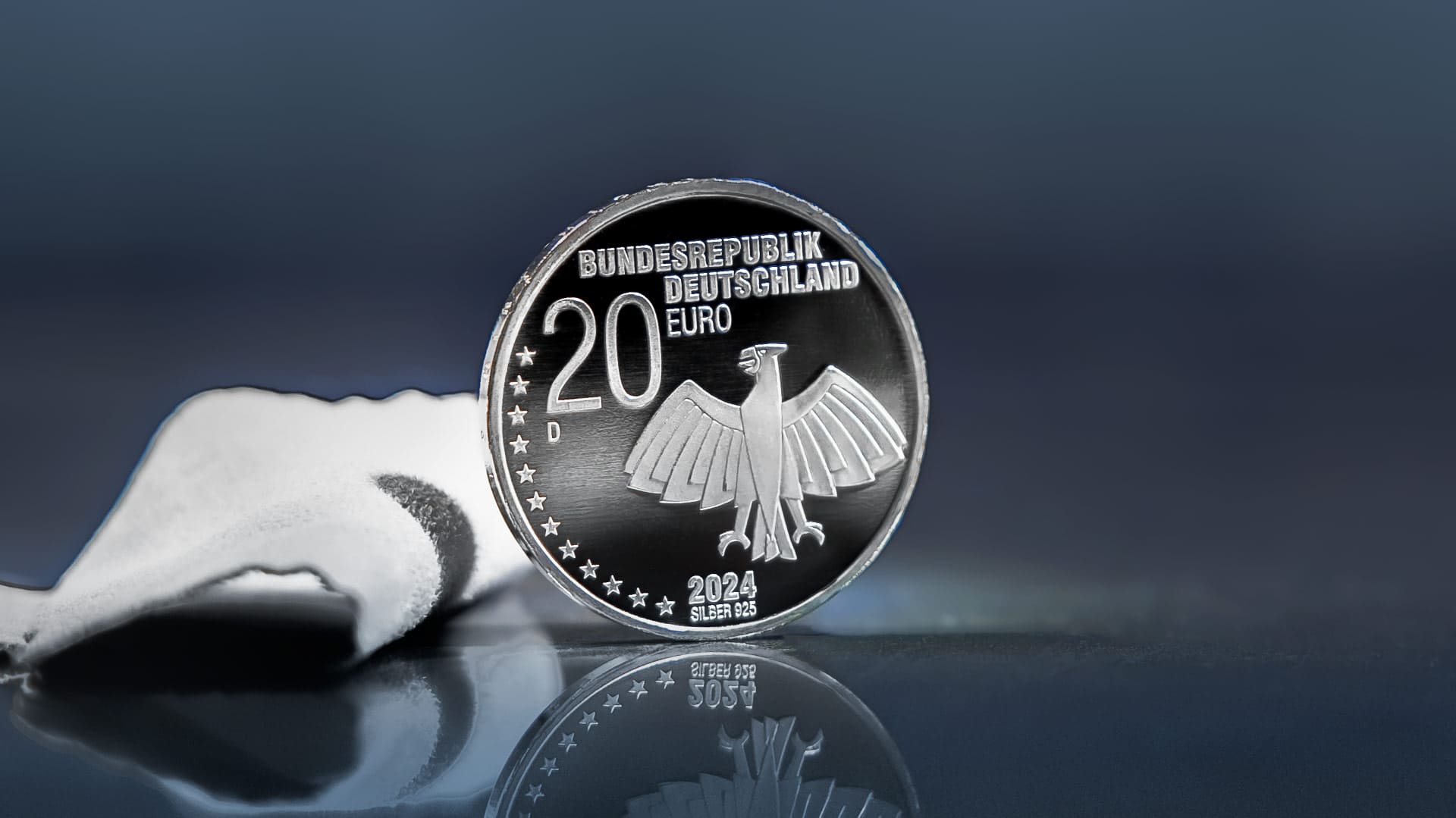 Nahaufnahmen Münzen richtig trocknen