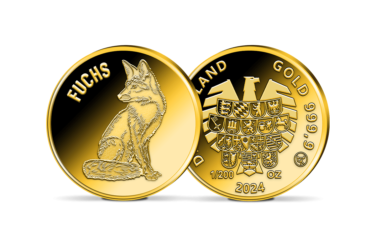 Gold-Gedenkprägung Fuchs