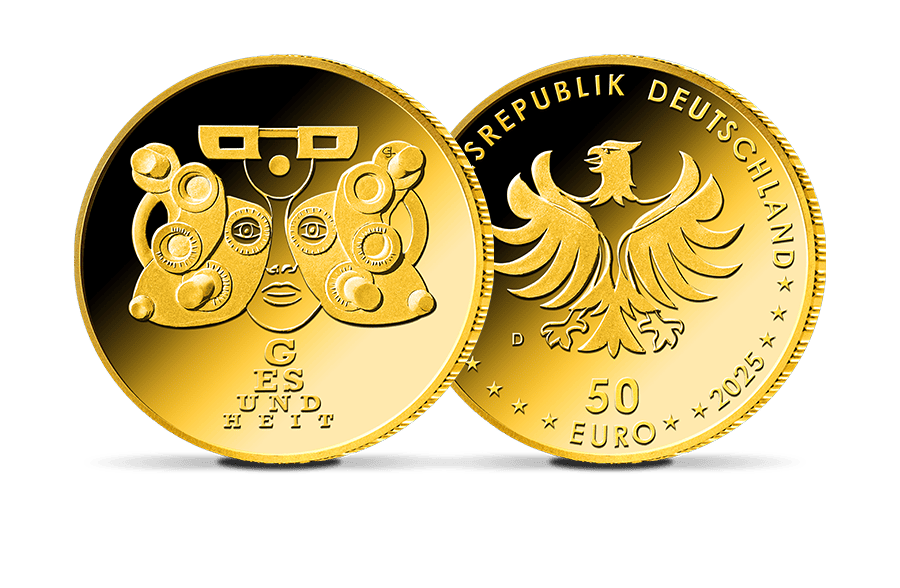 50-Euro-Goldmünze 2025 Gesundheit 50-Euro-Goldmünze 2025 Gesundheit