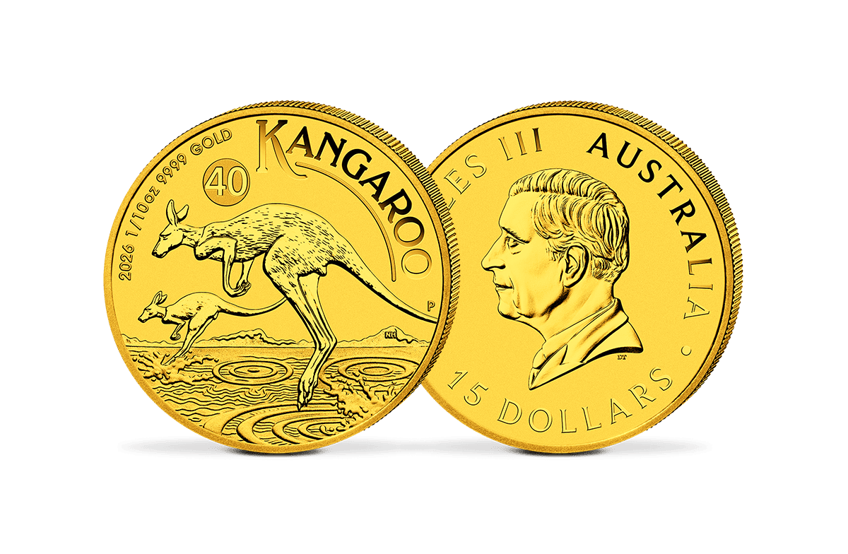 Goldmünze Australien - Känguru 2026