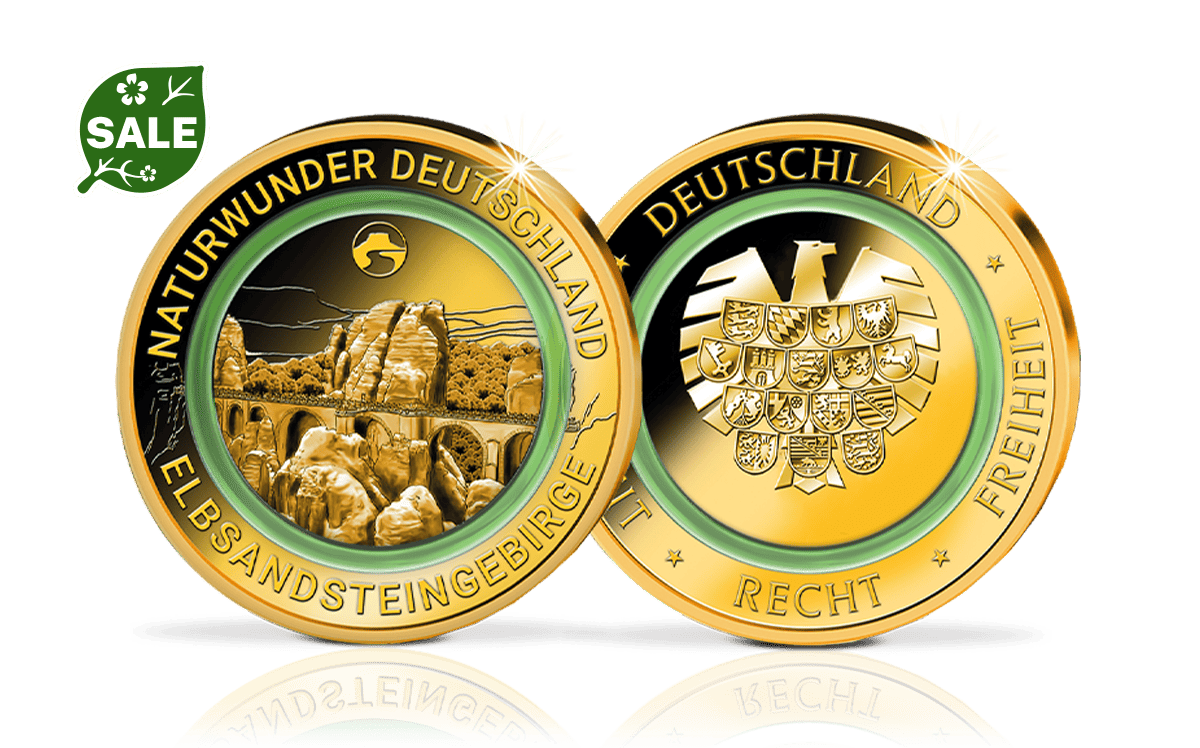 Sonder-Gedenkprägung Elbsandsteingebirge