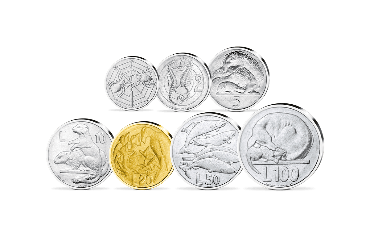 Kursmünzensatz San Marino 1975