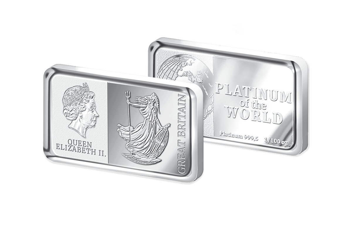 Platinbarren Great Britain – Britannia