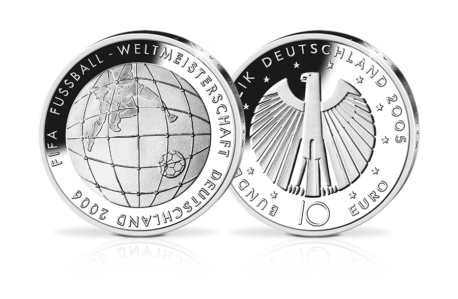 10-Euro-Münze Fußball-WM 2006 – 3. Ausgabe 10-Euro-Münze Fußball-WM 2006 – 3. Ausgabe