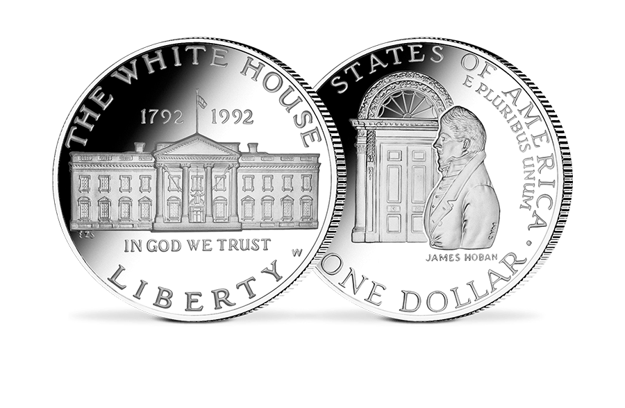 US-Silber-Dollar 200 Jahre Weißes Haus
