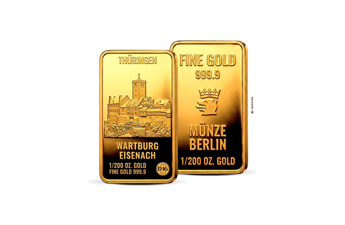 Goldbarren Thüringen – Wartburg Eisenach