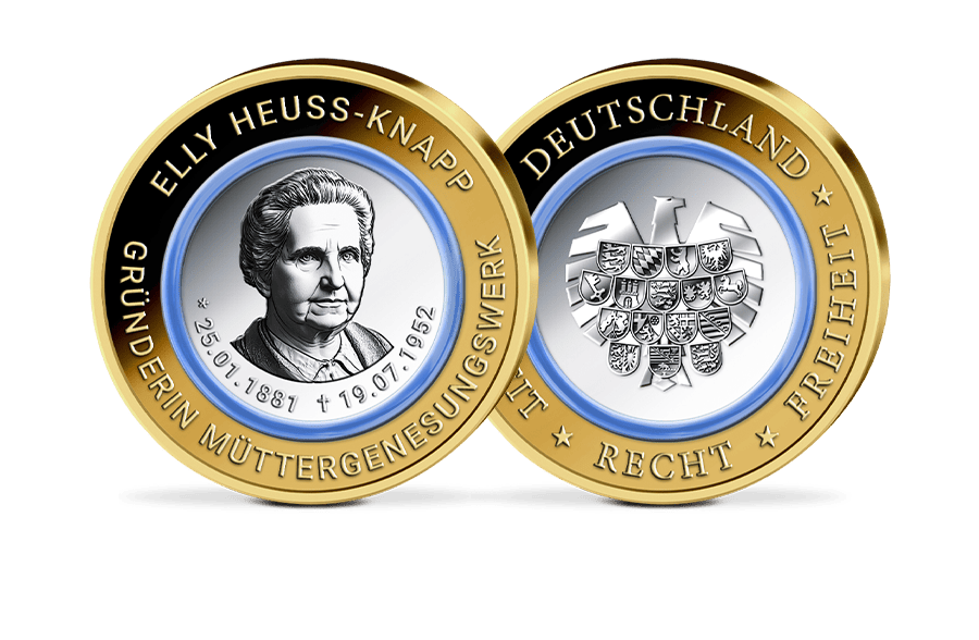 Gedenkprägung Elly Heuss-Knapp