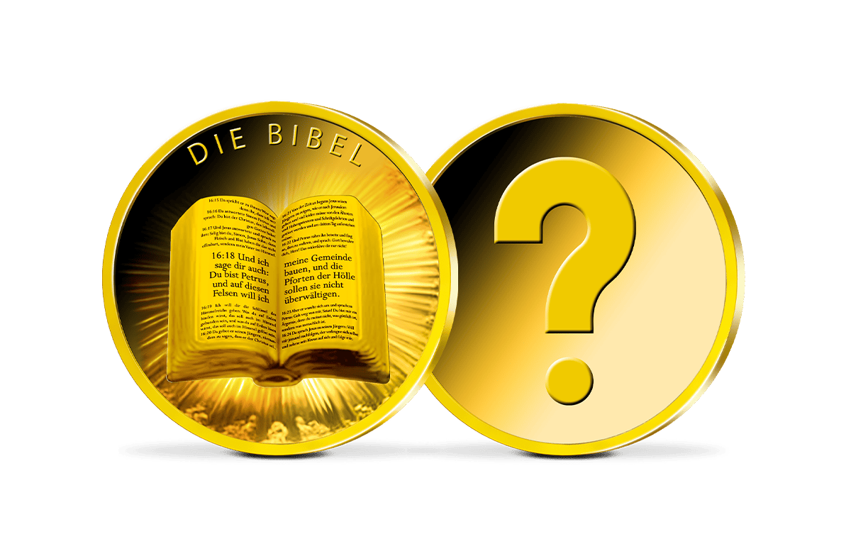 Gold-Prägung Die Bibel