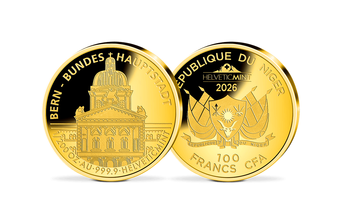 Goldmünze Bern