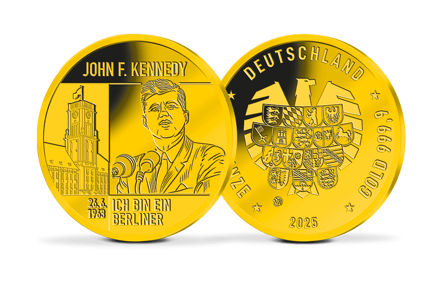 Gold-Gedenkprägung John F. Kennedy Gold-Gedenkprägung John F. Kennedy