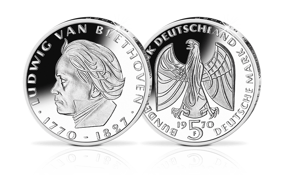 5-DM Münze Ludwig van Beethoven 5-DM Münze Ludwig van Beethoven