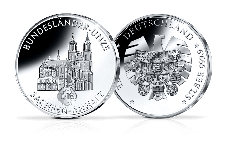 Bundesländer-Unze Sachsen-Anhalt Bundesländer-Unze Sachsen-Anhalt