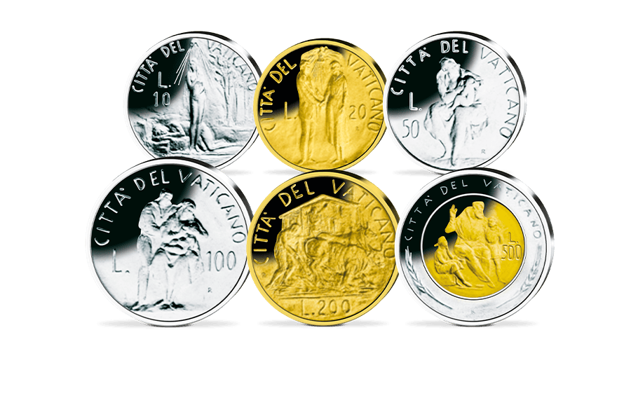 Kursmünzensatz Vatikan - Johannes Paul II. 1982