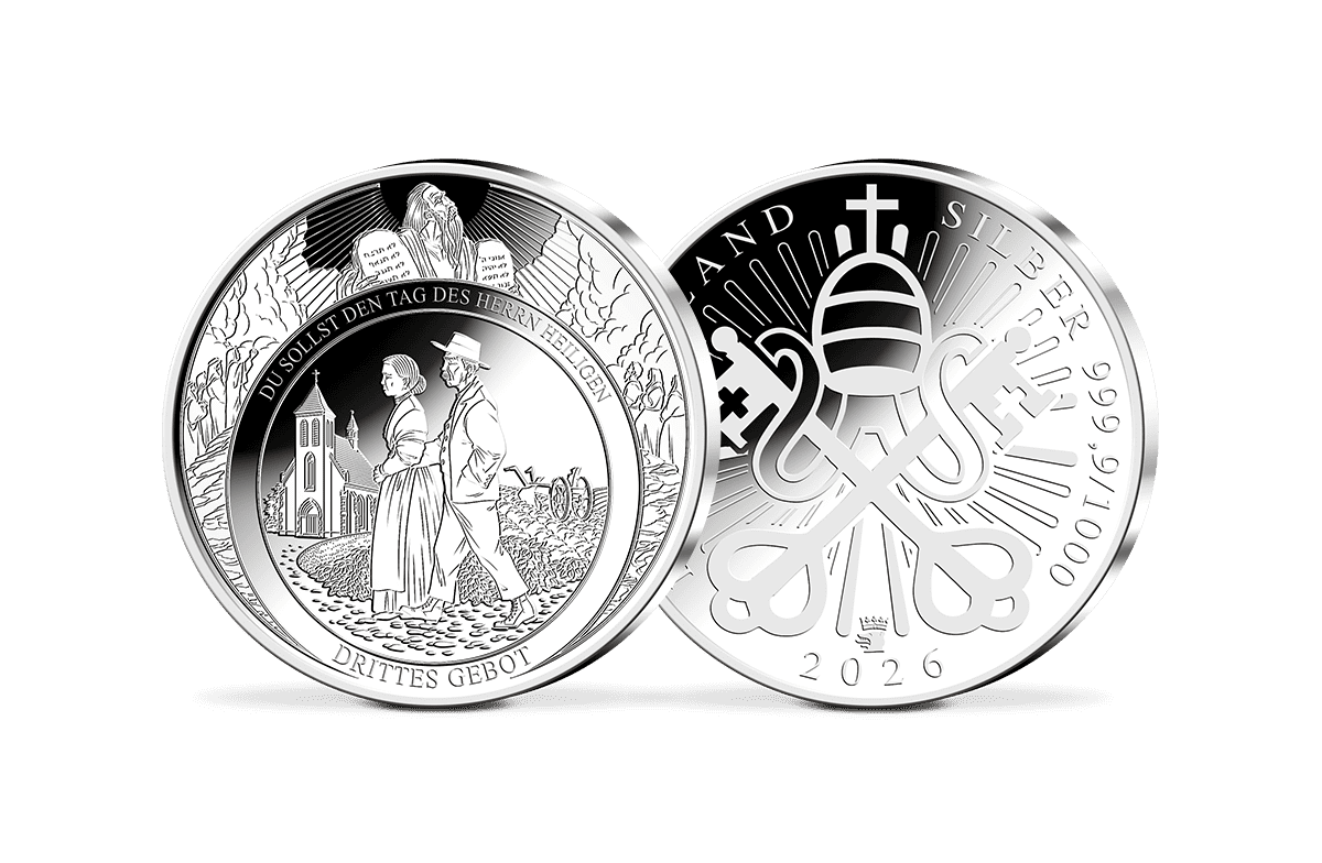 Silber-Gedenkprägung Das dritte Gebot