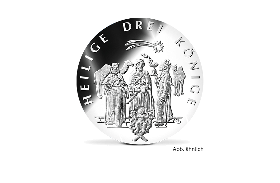 50-Euro-Silbermünze Heilige Drei Könige 2026