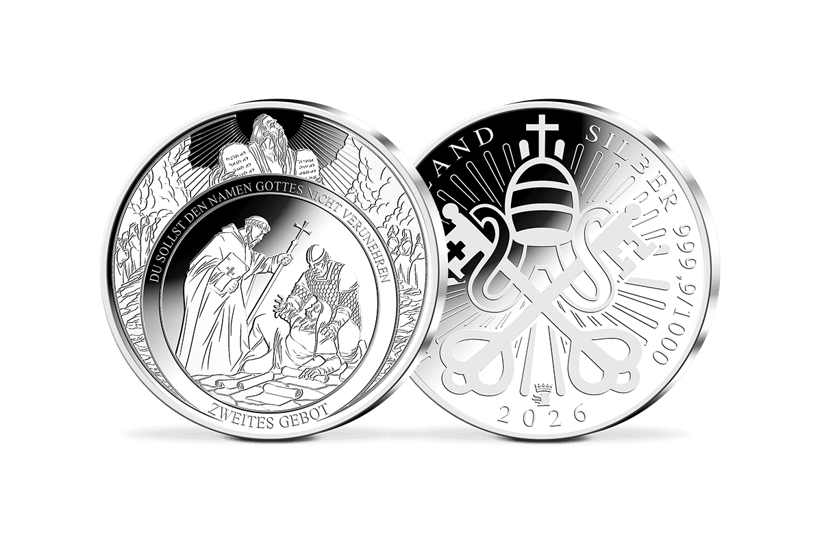 Silber-Gedenkprägung Das zweite Gebot