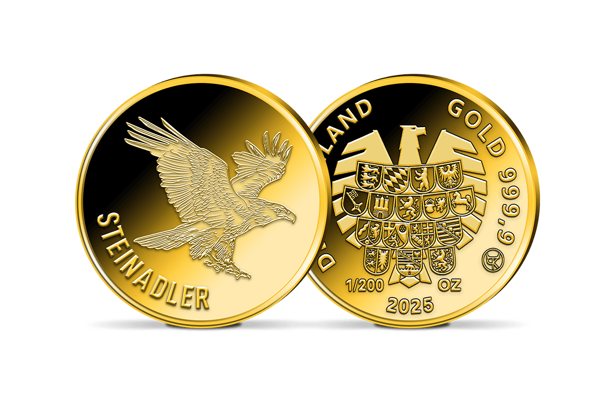 Gold-Gedenkprägung Steinadler