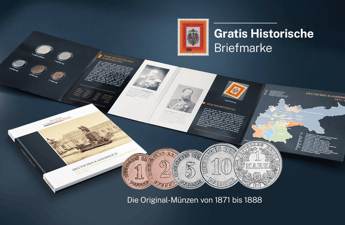 Kursmünzensatz Deutsches Kaiserreich 1871-1888