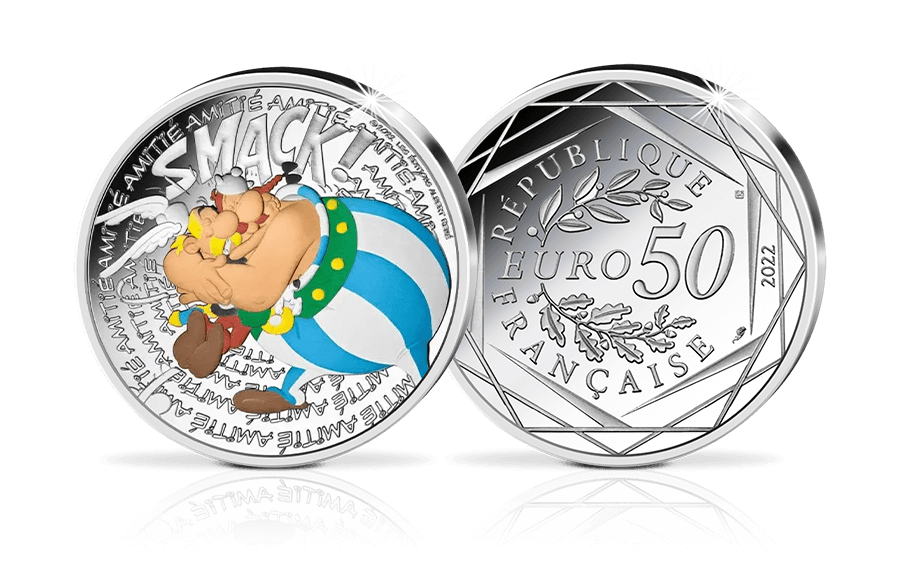 50-Euro-Silbermünze Asterix Freundschaft 50-Euro-Silbermünze Asterix Freundschaft