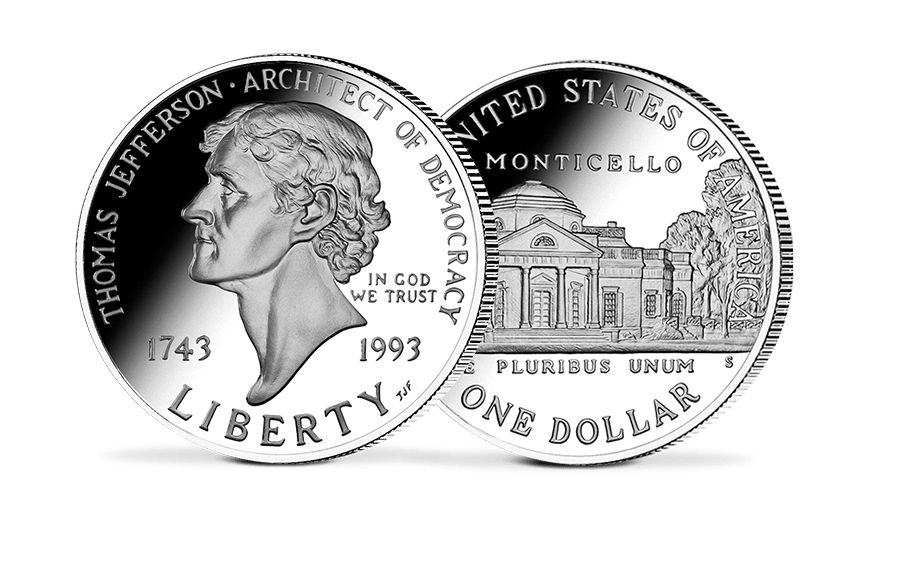 US-Silber-Dollar Thomas Jefferson