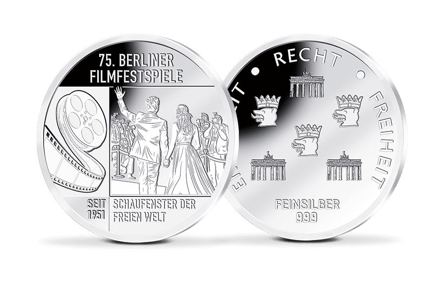 Silber-Erstausgabe 75. Berliner Filmfestspiele Silber-Erstausgabe 75. Berliner Filmfestspiele