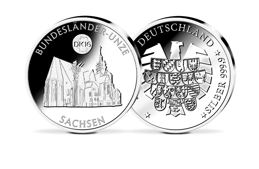 Silber-Gedenkprägung Nikolaikirche Leipzig Silber-Gedenkprägung Nikolaikirche Leipzig