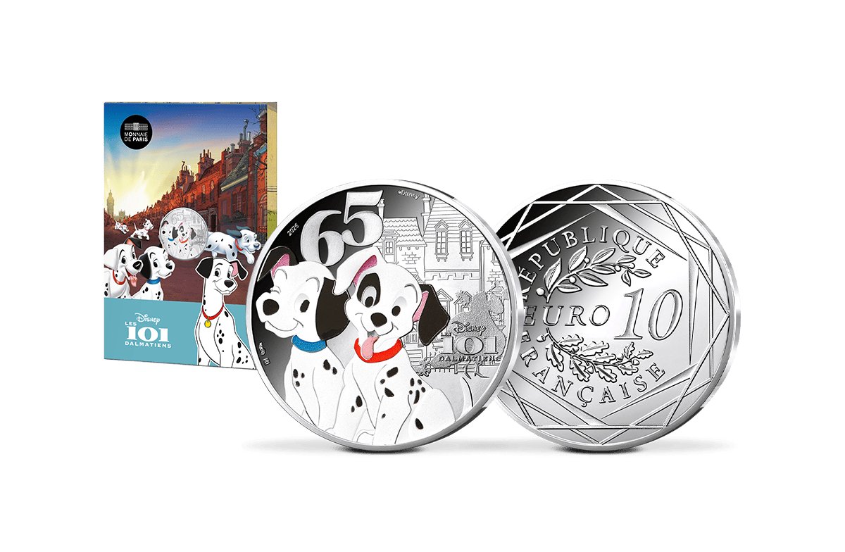 10-Euro-Silbermünze Frankreich 101 Dalmatiner™