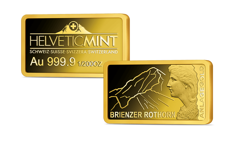 Schweizer Anlagebarren Brienzer Rothorn