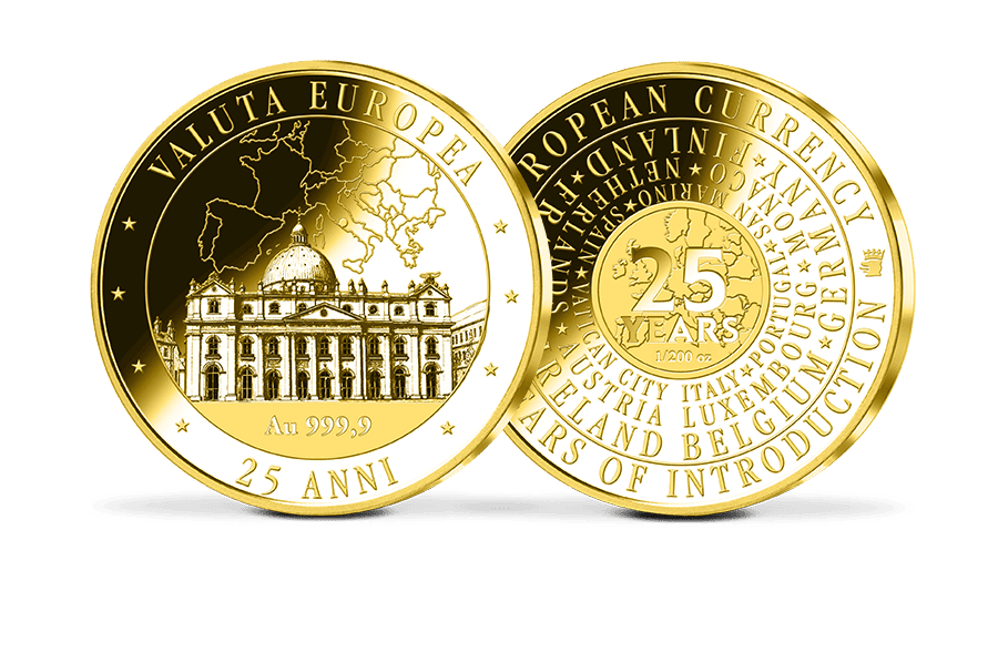 Gold-Gedenkprägung Vatikan