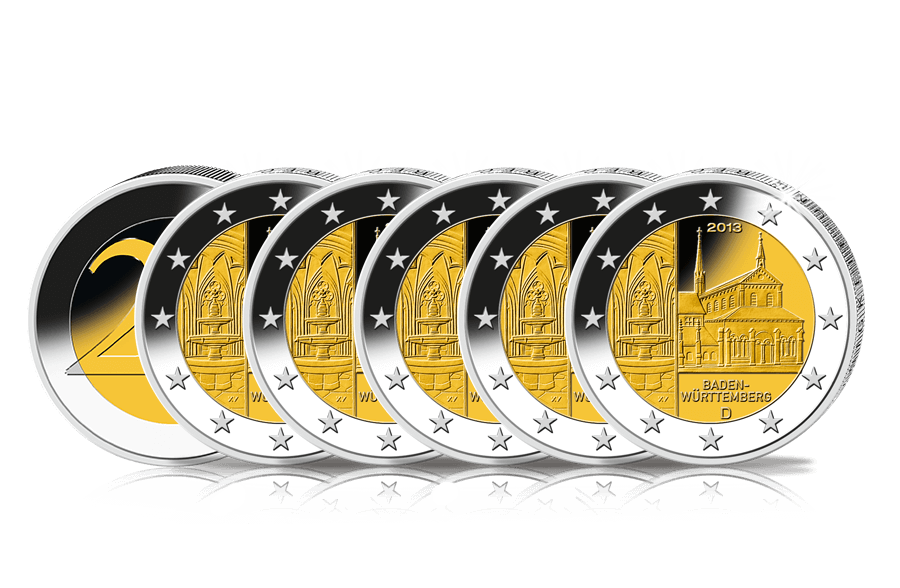 2-Euro-Münz-Komplett-Satz 2013: Baden-Württemberg 2-Euro-Münz-Komplett-Satz 2013: Baden-Württemberg